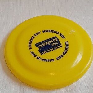 VINTAGE BLOCKBUSTER VIDEO Frisbee BRIGHT